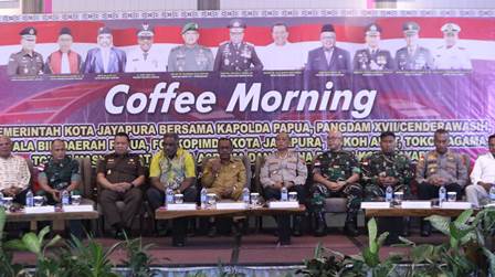 Pemkot Jayapura Gelar Coffe Morning Bahas Berbagai Persoalan Di Kota