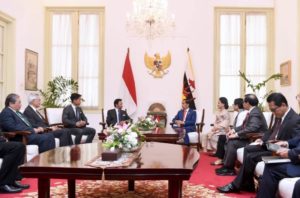 Sebelum Dilantik, Presiden Jokowi Terima Kunjungan Kehormatan Pimpinan Negara Sahabat