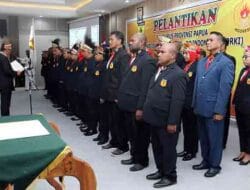 Panglima TNI Hadi Tjahjanto Lantik Pengurus Forki Papua