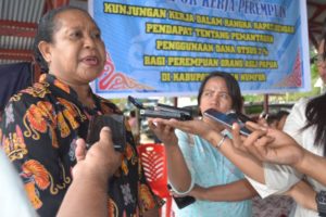 Dana  2 Persen Bagi Perempuan OAP  Belum Menyentuh