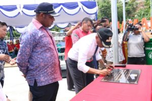 Wali Kota BTM Resmikan Kawasan Kampung Nelayan