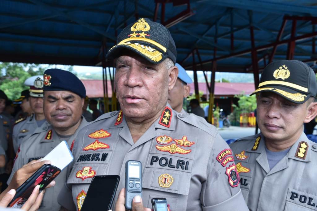 Polda Papua Gelar Apel Pasukan Kontijensi Aman Nusa II 2019