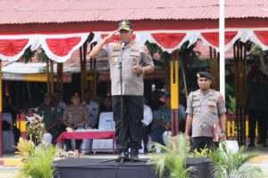 Kapolda Papua Pimpin Upacara HUT Satpam ke-39 tahun.