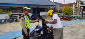 Satlantas Polres Biak Numfor Amankan Puluhan Kendaraan
