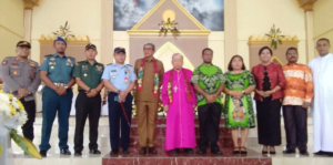 Bupati Mappi  Dan Kaimana Hadiri Peresmian Gereja Santa Maria Ngilngof Di Maluku Tenggara