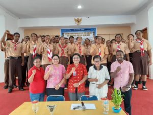 Latihan Dasar Kepemimpinan ,Siswa SMA Gabungan Jayapura Didorong Jadi Pemimpin Berkarakter Kristen