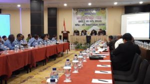 Komisi II DPR Papua Bahas Program Menjelang PON XX Bersama Mitra Kerja.