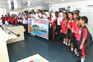 SMP Negeri 1 Jayapura Gelar Kelas Inspirasi Outdoor Di KM Sinabung