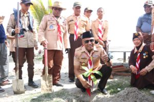 Peringati Hari Bapak Pandu Sedunia, Pramuka Kota Jayapura Gelar Apel Besar Dan Penghijauan