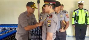 Kapolres Supiori Pimpin Upacara Sertijab Kasat Reskrim