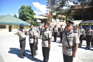 Kapolres Lanny Jaya Pimpin Upacara Sertijab 2 Jabatan Struktural
