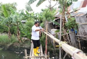 Pj Wali Kota Makassar Tinjau Drainase Kecamatan Panakukang