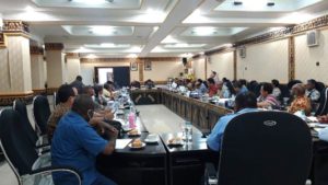 Tim Banggar DPR Papua dan TPAD Bahas Anggaran Penanggulan Virus Corona