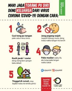 Japelidi Kampanye Dalam Bahasa Daerah,Lawan Hoaks Covid-19