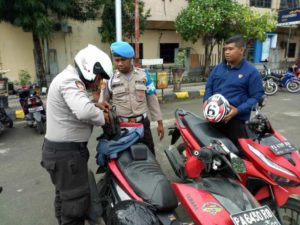 Propam Polresta Gelar Razia Kendaraan Bagi Anggota Polri
