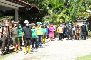 Alumni Fisip Uncen ,Kwarda Pramuka Papua Bersatu Basmi Covid-19 di Kota Jayapura