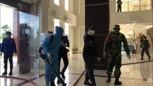 Kolaborasi TNI –  Pemkot Makassar “Cuci” Hotel Transit  Peserta Ijtima Ulama