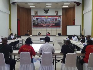 Polresta Jayapura Kota Siap Bantu Pemkot Bagi masker Kepada Warga.