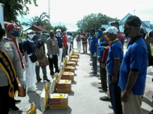 1.168 Paket Sembako Disalurkan Polres, Yayasan Buddha Tzu Chi,PSMI dan Perbankan