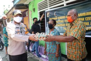 Jelang  Ramadhan, Kapolresta Berikan Bantuan Kepada Pensiunan Polri