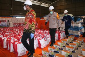 Kota Jayapura Terima Bantuan 5000 Paket Sembako Dari Presiden RI