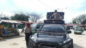 Polresta Gelar Patroli Himbauan Pencegahan Covid-19 Di Kota Jayapura