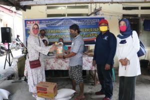 Terdampak Covid-19 ,DPD KKIG Salurkan Sembako Bantuan Pemprov  Papua Kepada Warga Gorontalo