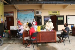 Puluhah Tahanan Polresta Jayapura Kota Ikut Rapid Test