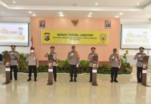 Kapolda Papua Pimpin Upacara Sertijab Tiga Pejabat Utama