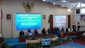 DPRP Gelar Paripura Penyerahan LHP BPK RI,Atas Laporan Keuangan Pemprov Papua TA 2019