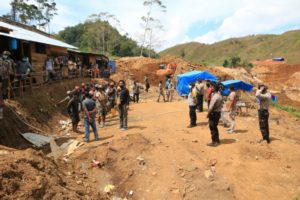 Polresta Amankan  Penambang Ilegal di Buper Waena