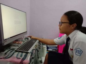 Sejak Belajar Dari Rumah,SMPN1 Jayapura Gunakan Tiga Aplikasi.