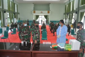Kegiatan P4GN Wajibkan Personel Korem 173/PVB Periksa Urine