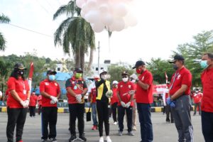 Wali Kota Jayapura Canangkan Apel Kebersihan Dalam Rangka Bulan Kemerdekaan RI ke-75