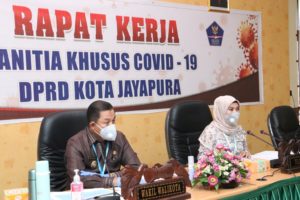 Pansus Covid DPRD Kota Jayapura Lakukan Rapat Koordinasi Dengan Tim Gugus Tugas