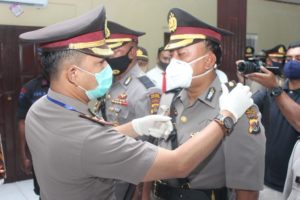 Wakapolres,Kapolsek Biak Kota dan Kasat Lantas Polres Biak Resmi Diganti