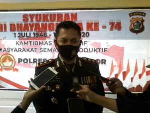 Upacara Virtual Hari Bhayangkara Ke -74 Diikuti Polres Biak Numfor