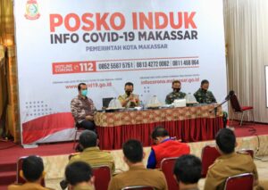 Rapat Evaluasi Perwali No 36, Pemkot Makassar Lanjutkan Pos Pembatasan Wilayah