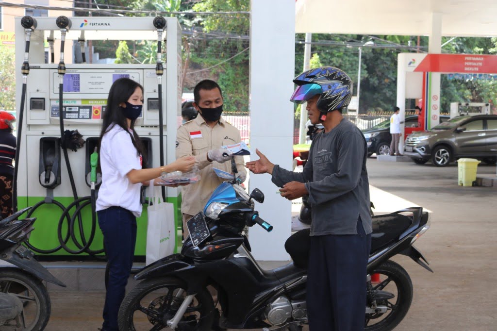 Pertamina Sosialisasi Penerapan Protokol Kesehatan di SPBU