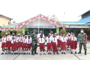 Koramil Japsel Gelar lomba Baca Teks Proklamasi