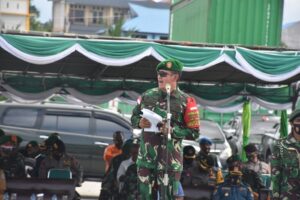 Korem 173/PVB Gelar Upacara Sambut Satgas Yonif Raider 500/Sikatan