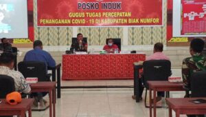 Danrem 173/PVB Pimpin Rapat Koordinasi Sikapi Peningkatan Covid-19