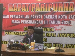 DPRD Kota Gelar Paripurna Raperda Perubahan APBD 2020