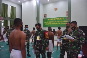 189 Peserta Ikut Sidang Parade Calon Bintara TNI AD