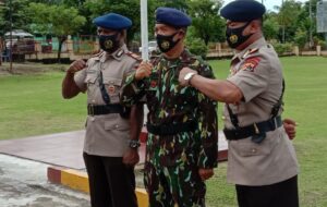 Wadansat Brimob Polda Papua Pimpin Sertijab Danki Biak