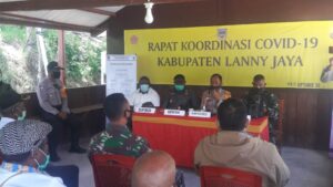 Kapolres Lanny Jaya Hadiri Rapat Koordinasi Penanganan Covid – 19