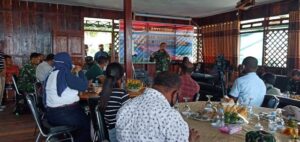 Kapendam XVII Cenderawasih Temu Ramah Dengan Insan Pers