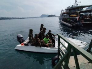 Menjaga Dan Tingkatkan Kemampuan Kompi Angkutan Air Bekangdam XVII Cenderawasih Gelar Latihan