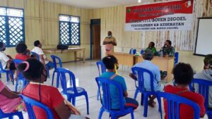 Satgas TMMD Kodim 1711/BVD Sosialisai Pembinaan KB