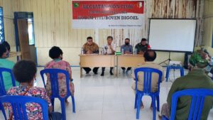 Satgas TMMD Dan FKUB Boven Digoel, Ajak Masyarakat Kakuna Jaga Kerukunan